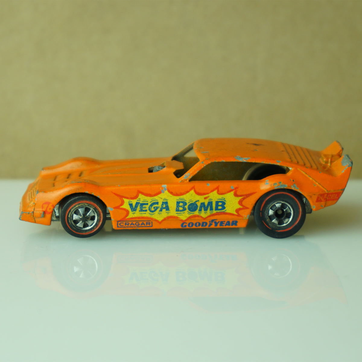 1969 Vintage Diecast MATCHBOX Redline Flying Colors Vega Bomb