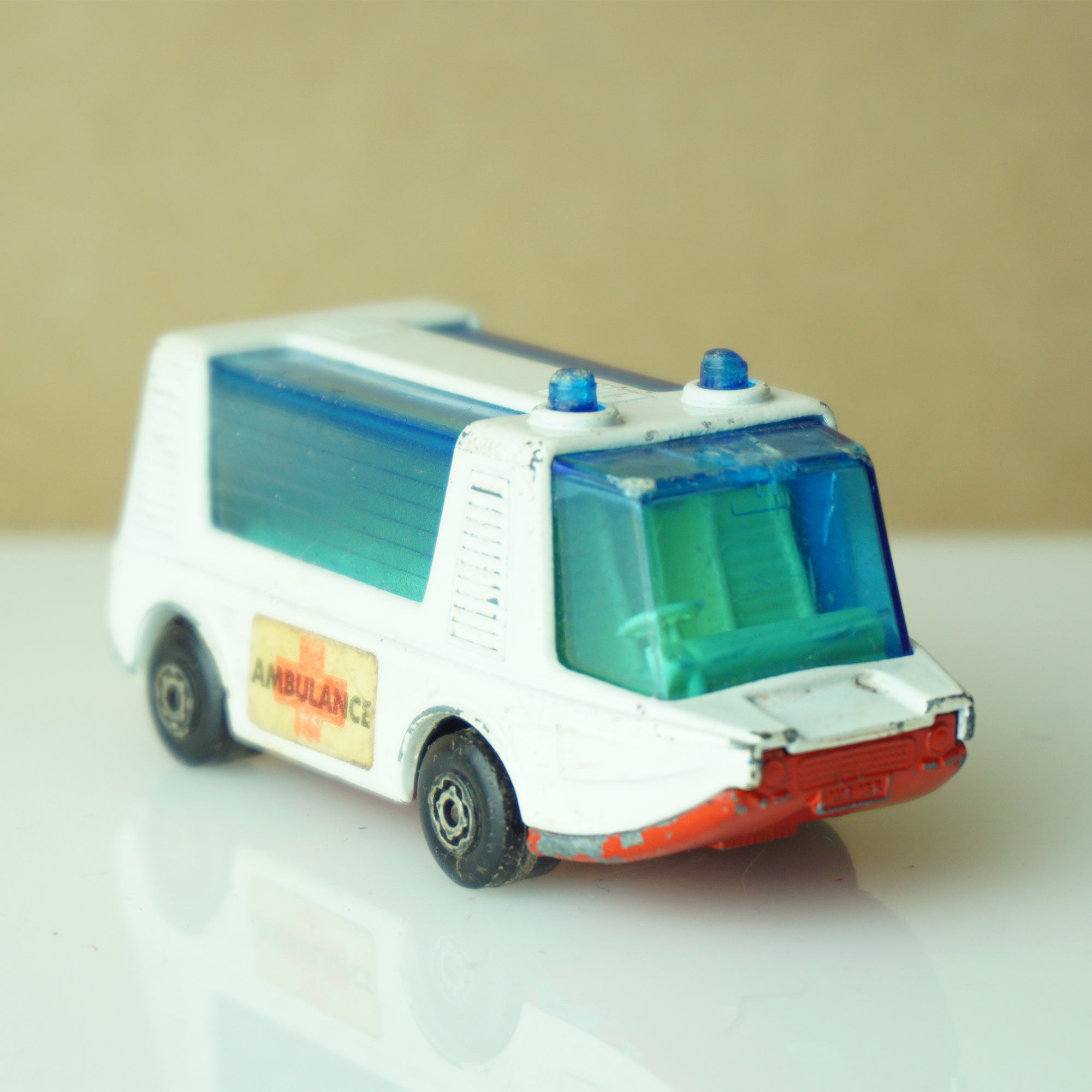 1971 Vintage Diecast MATCHBOX Superfast MB 64 Stretcha Fetcha Ambulance. Made in England by Lesney.