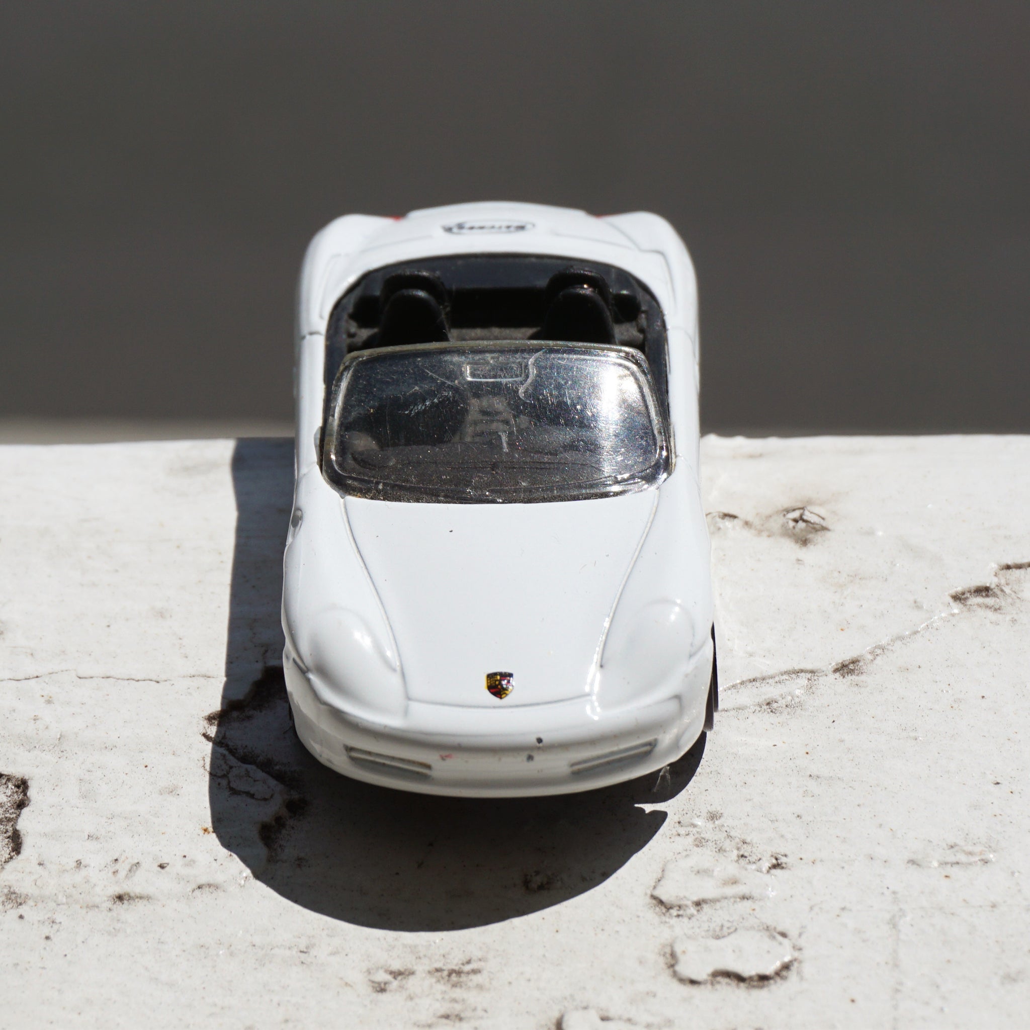 1998 Vintage Diecast MATCHBOX White Convertible Porsche Boxster Toy Ca ...