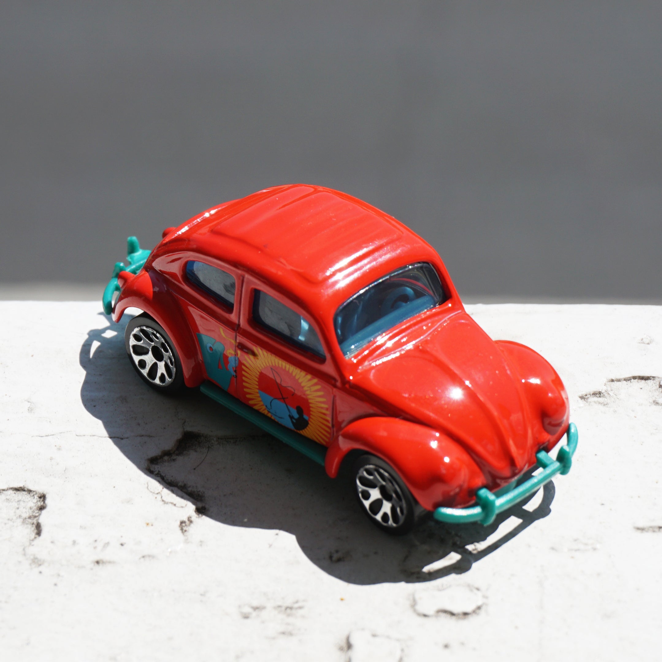 1998 Vintage Diecast MATCHBOX '62 VW Volkswagen Red Beetle Toy Car. Mattel 1:58.