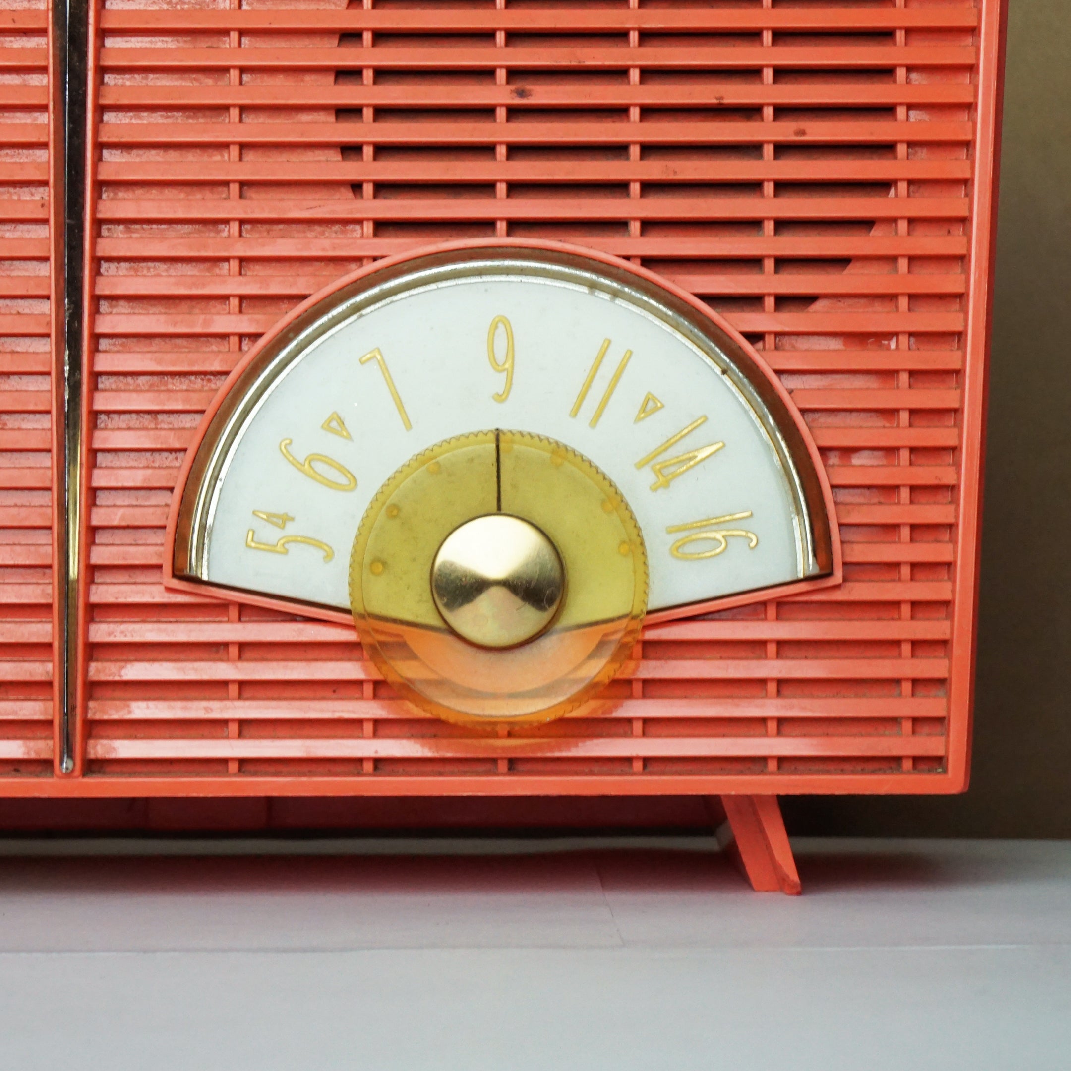1959 Vintage PHILCO G826-124  Tube Radio in "Flame" w/ Bluetooth Tech.