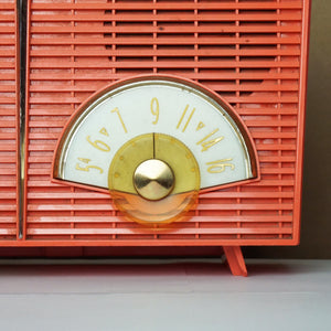 1959 Vintage PHILCO G826-124  Tube Radio in "Flame" w/ Bluetooth Tech.