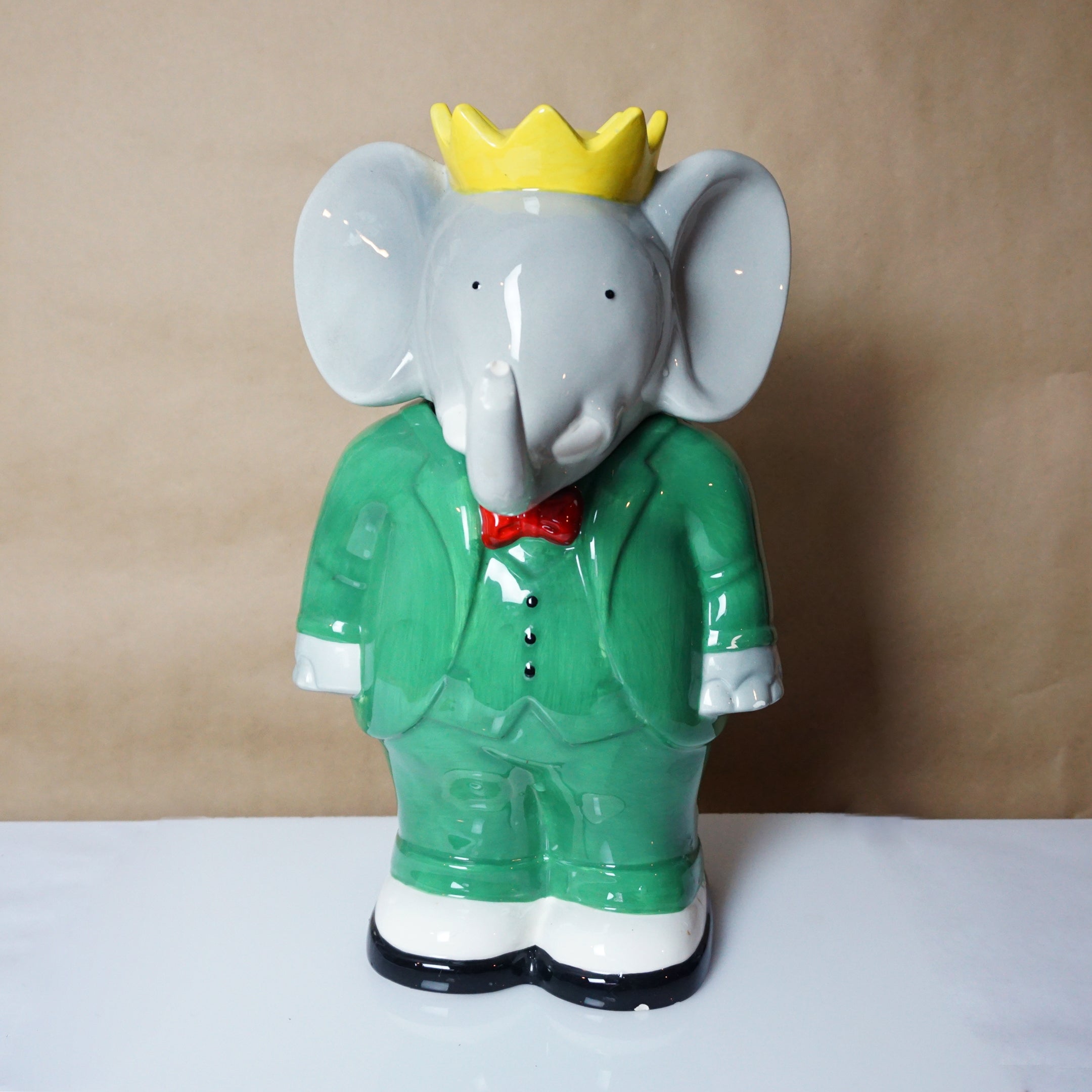 1997 Vintage PFALTZGRAFF Treasure Craft BABAR Elephant 14” Cookie Jar (1/1000)