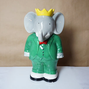 1997 Vintage PFALTZGRAFF Treasure Craft BABAR Elephant 14” Cookie Jar (1/1000)