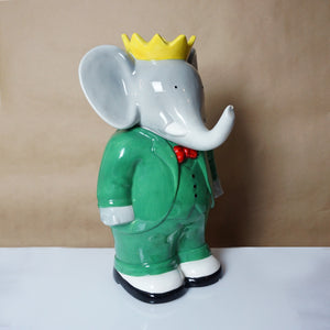 1997 Vintage PFALTZGRAFF Treasure Craft BABAR Elephant 14” Cookie Jar (1/1000)