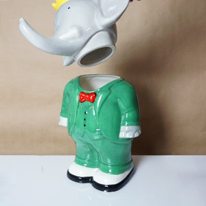 1997 Vintage PFALTZGRAFF Treasure Craft BABAR Elephant 14” Cookie Jar (1/1000)