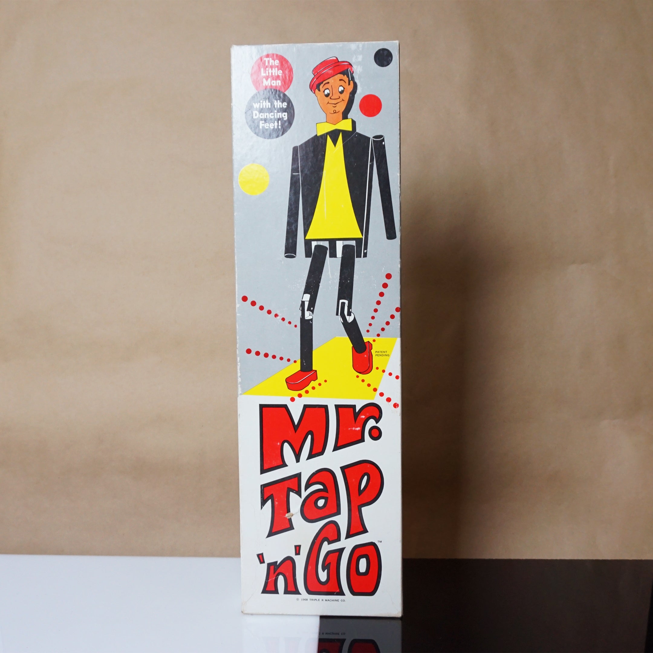 1968 Vintage Triple R Machine MR. TAP 'N' GO 9" Jig Doll Puppet Toy