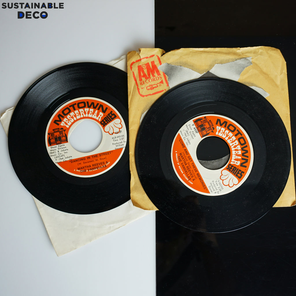 1960's Set of 2 Vintage MOTOWN Yesteryear Series Vinyl Records. Y 451F, 449F.