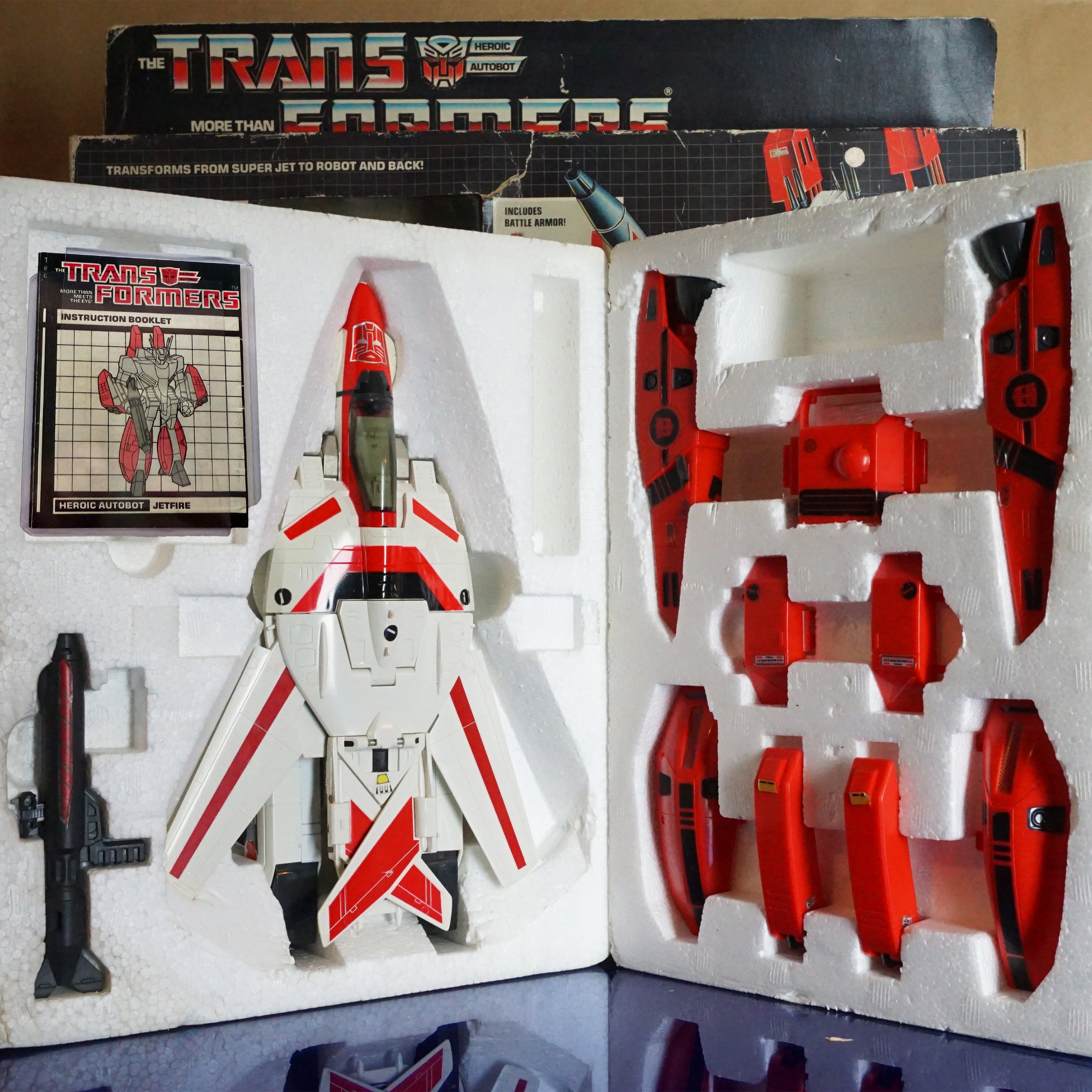Jouet Vintage Transformers G1 – Jet Robo F-15 Eagle Kingdam 6, Occasion