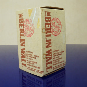 1989 Hyman Products Authentic BERLIN WALL Cuts Historical Artifact.