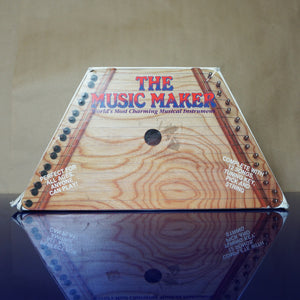 Vintage THE MUSIC MAKER "Перепелочка" Lap Harp Instrument. Made in Belarus.