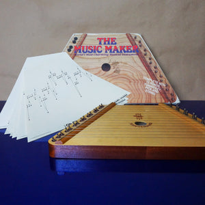 Vintage THE MUSIC MAKER "Перепелочка" Lap Harp Instrument. Made in Belarus.