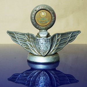 1916–1927 Antique BOYCE MOTOMETER Chevy Monogram Junior Winged Radiator Cap