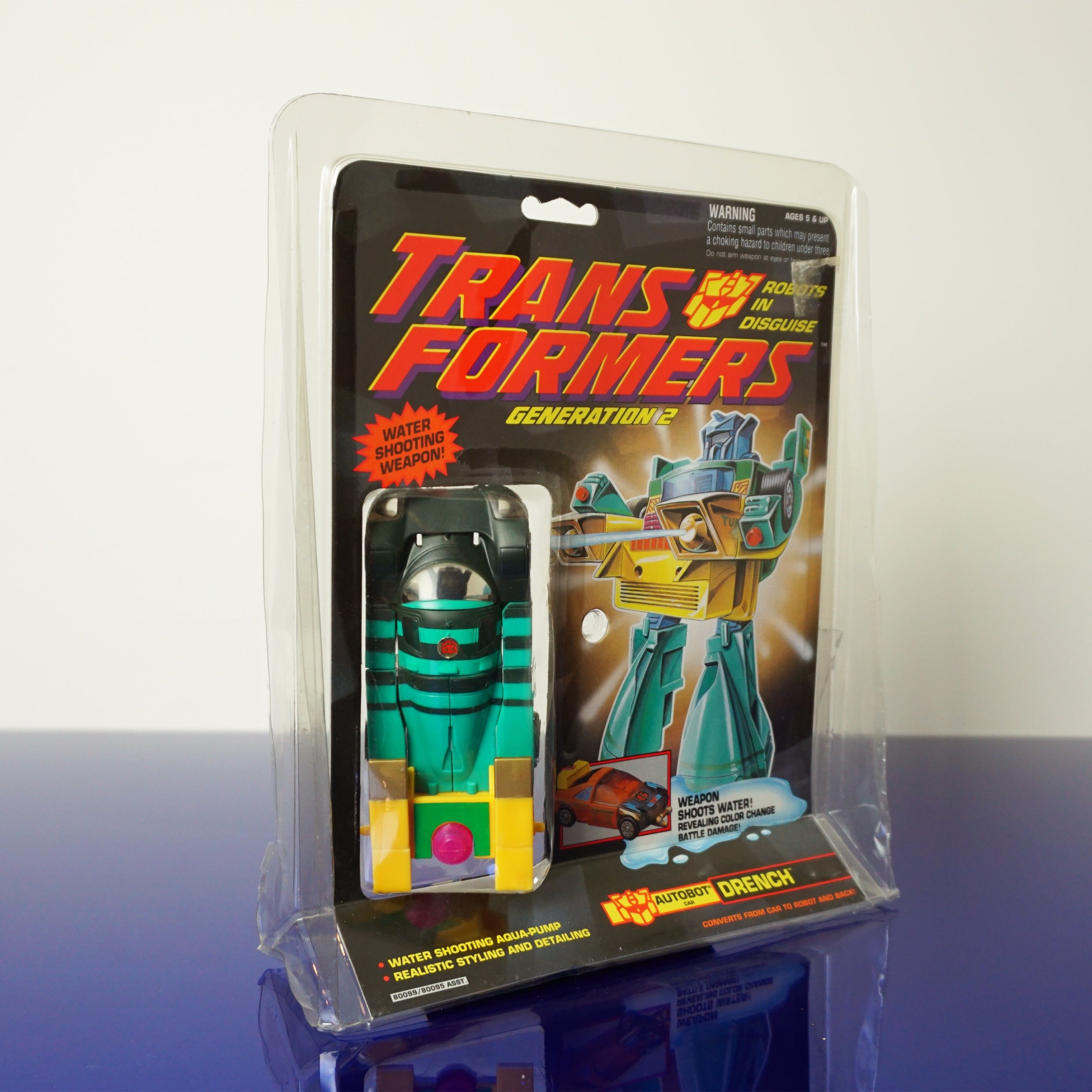 1993 HASBRO Transformers G2 Color Changers Autobot Car: Drench
