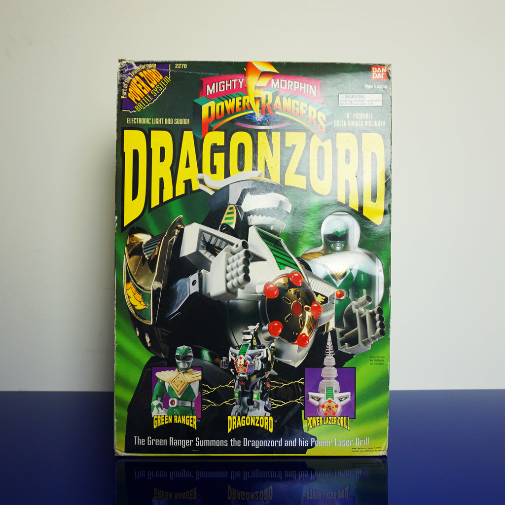 1993 Vintage BANDAI 2270 Mighty Morphin Power Rangers Dragonzord: Green Ranger