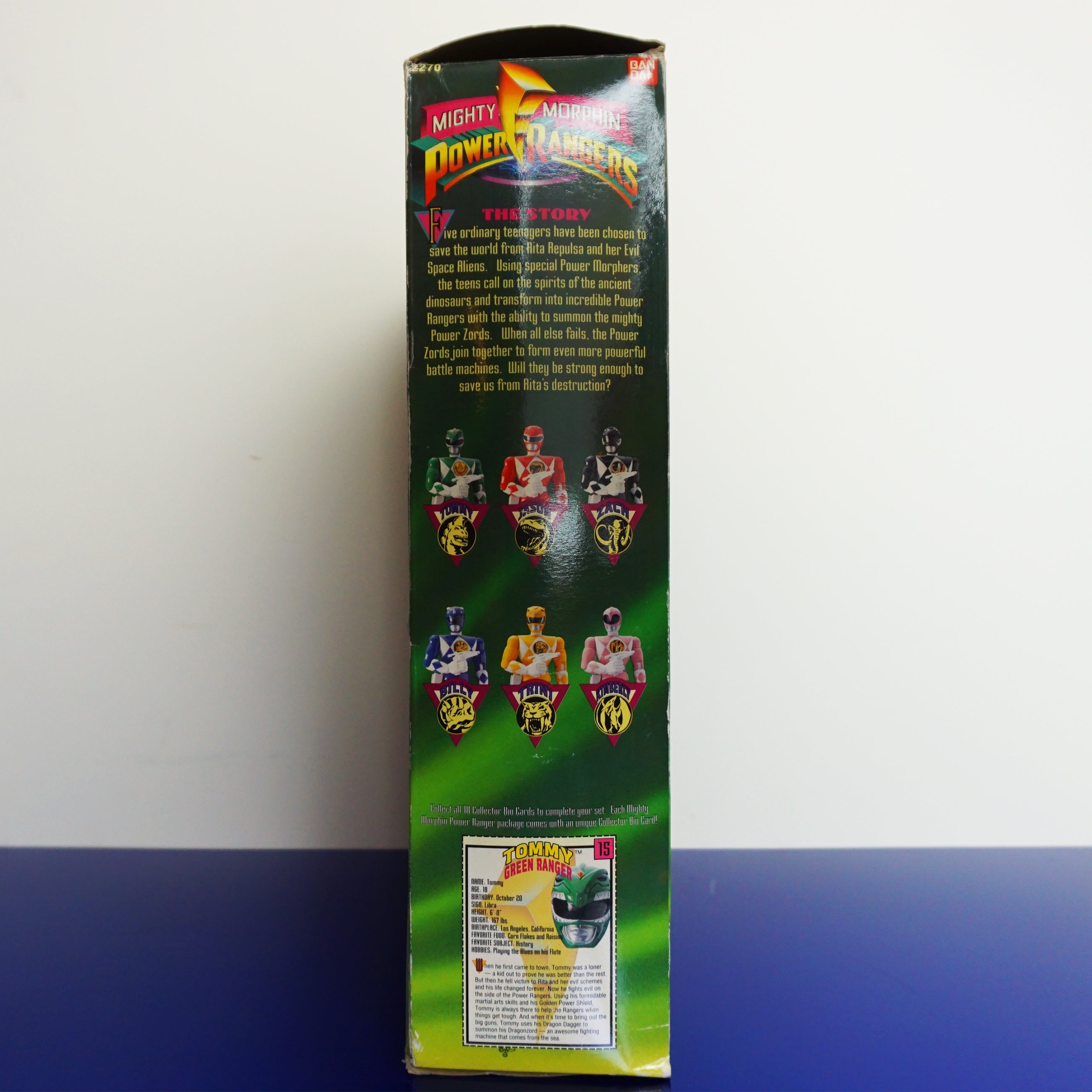 1993 Vintage BANDAI 2270 Mighty Morphin Power Rangers Dragonzord: Green Ranger