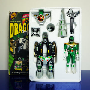 1993 Vintage BANDAI 2270 Mighty Morphin Power Rangers Dragonzord: Green Ranger