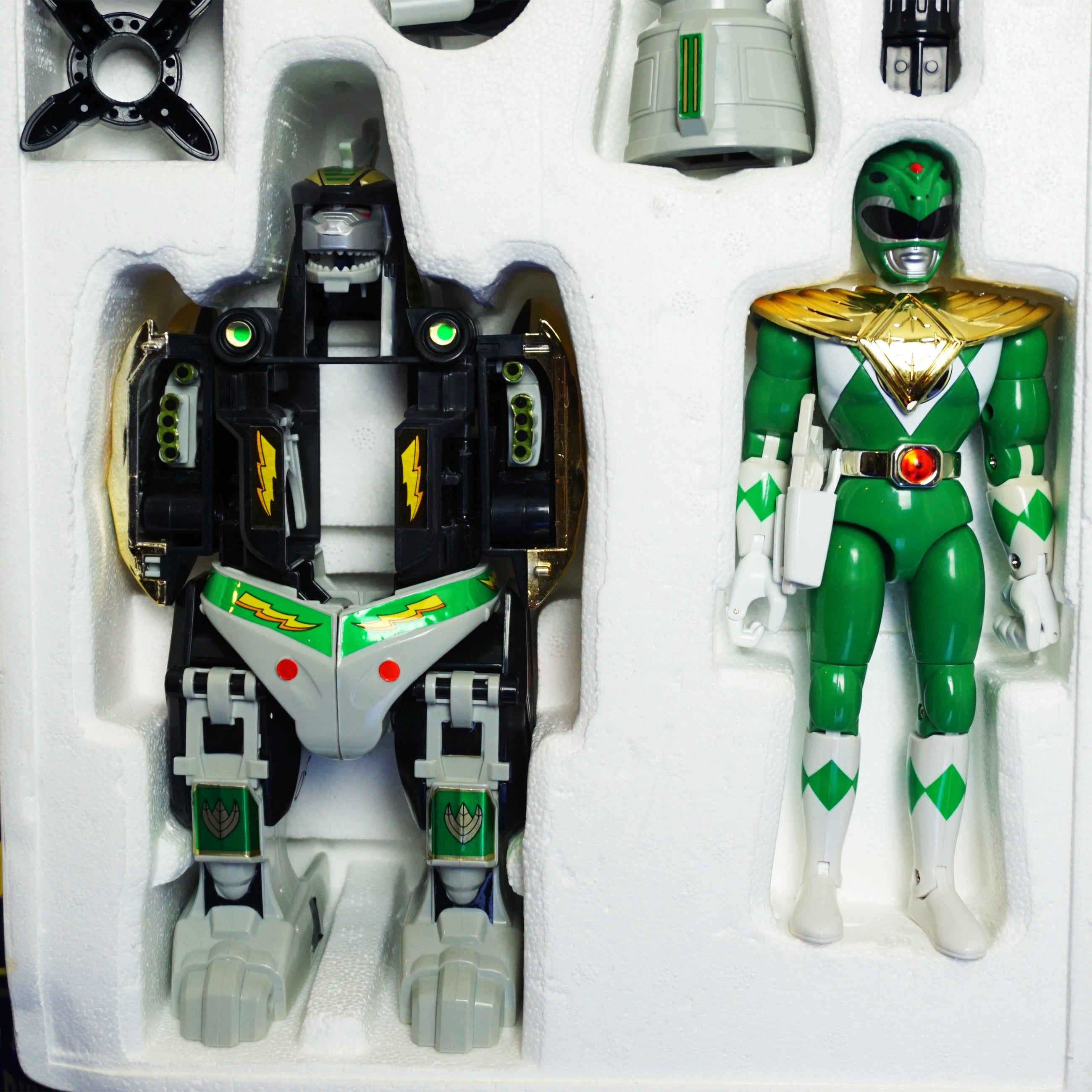 1993 Vintage BANDAI 2270 Mighty Morphin Power Rangers Dragonzord: Green Ranger