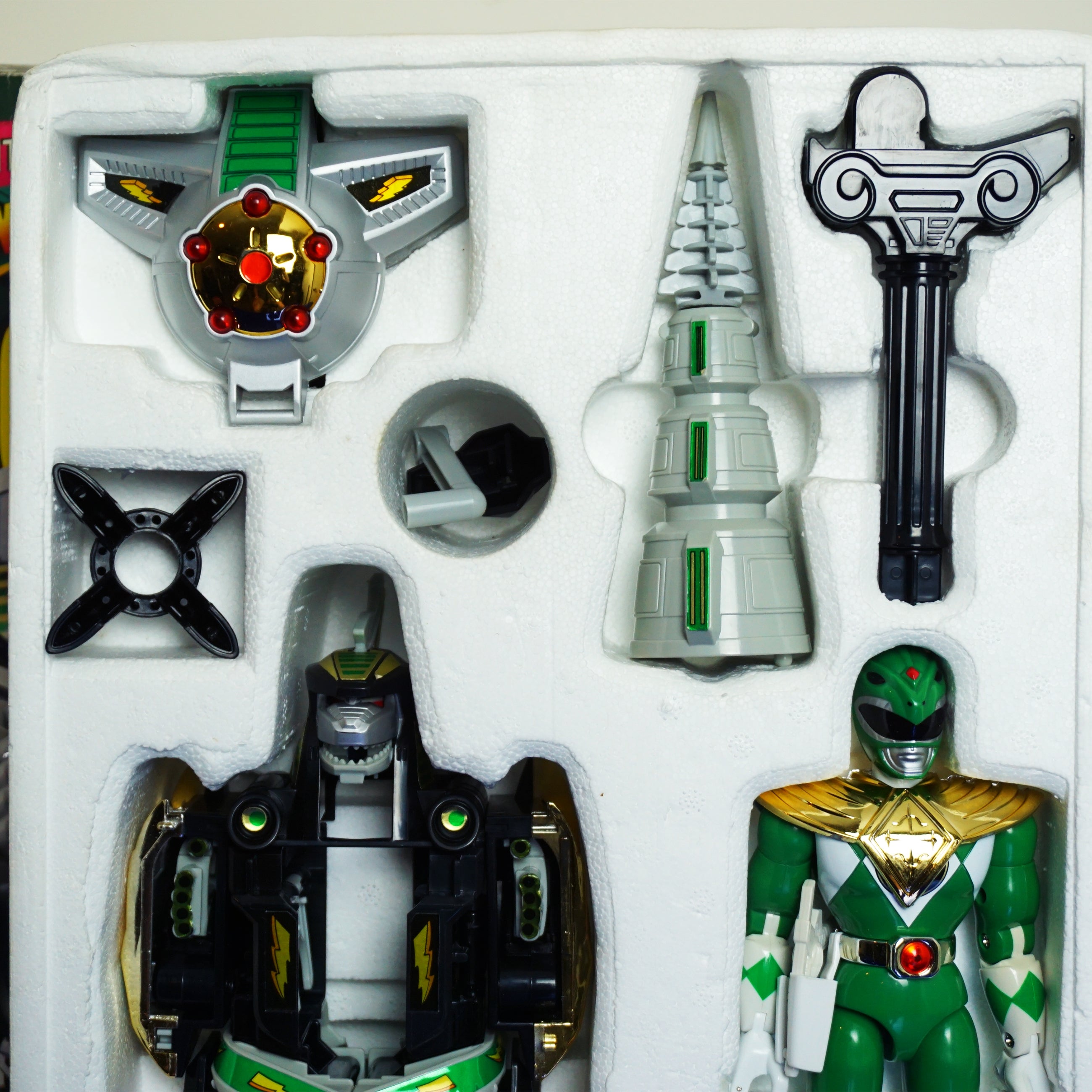 1993 Vintage BANDAI 2270 Mighty Morphin Power Rangers Dragonzord: Green Ranger