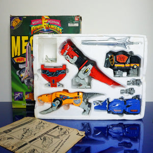 1993 Vintage BANDAI 2260 Mighty Morphin Power Rangers Deluxe Set Megazord
