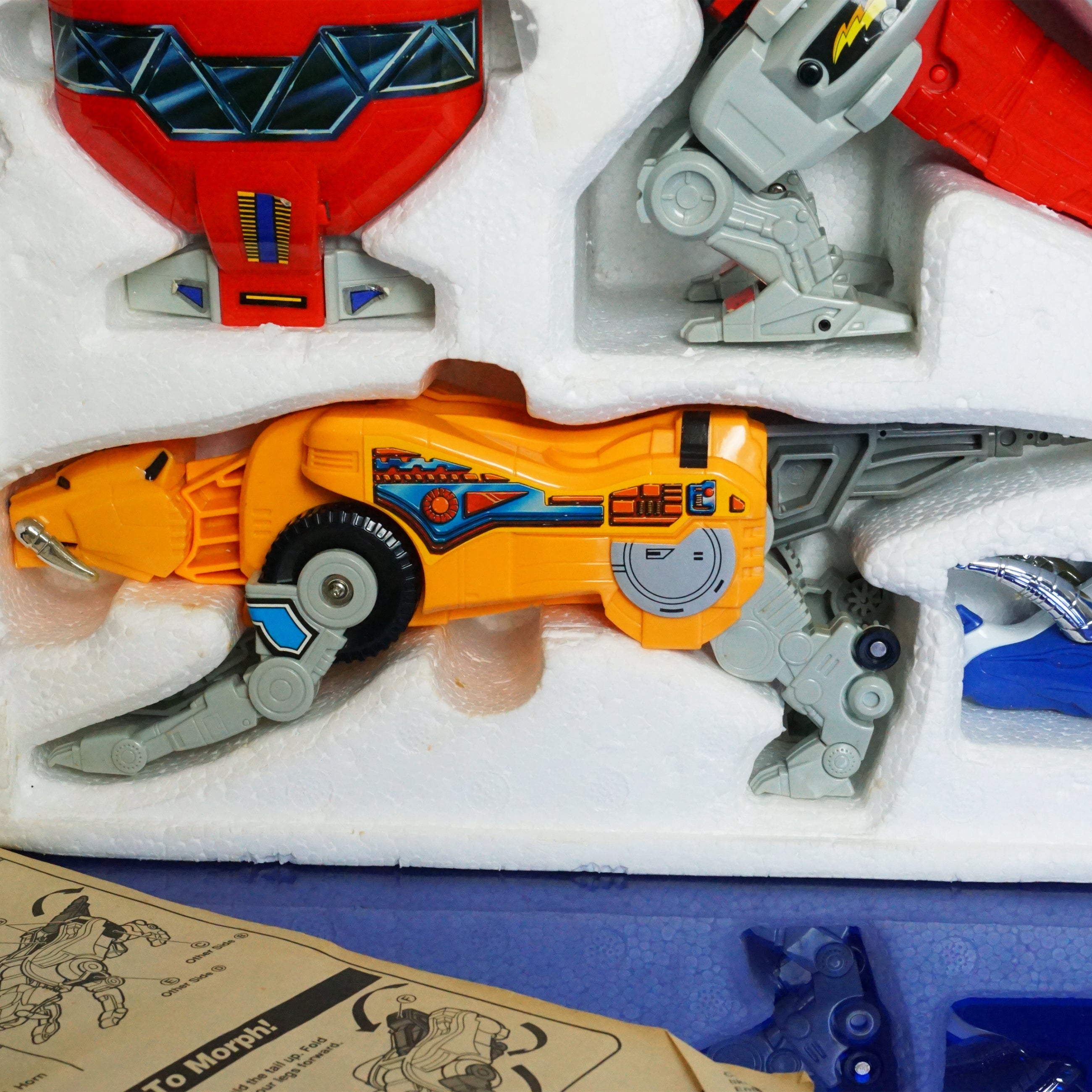 1993 Vintage BANDAI 2260 Mighty Morphin Power Rangers Deluxe Set Megazord