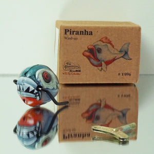 2013 Tin Litho WELBY x TIN TREASURES Piranha Wind-Up Toy.  India.