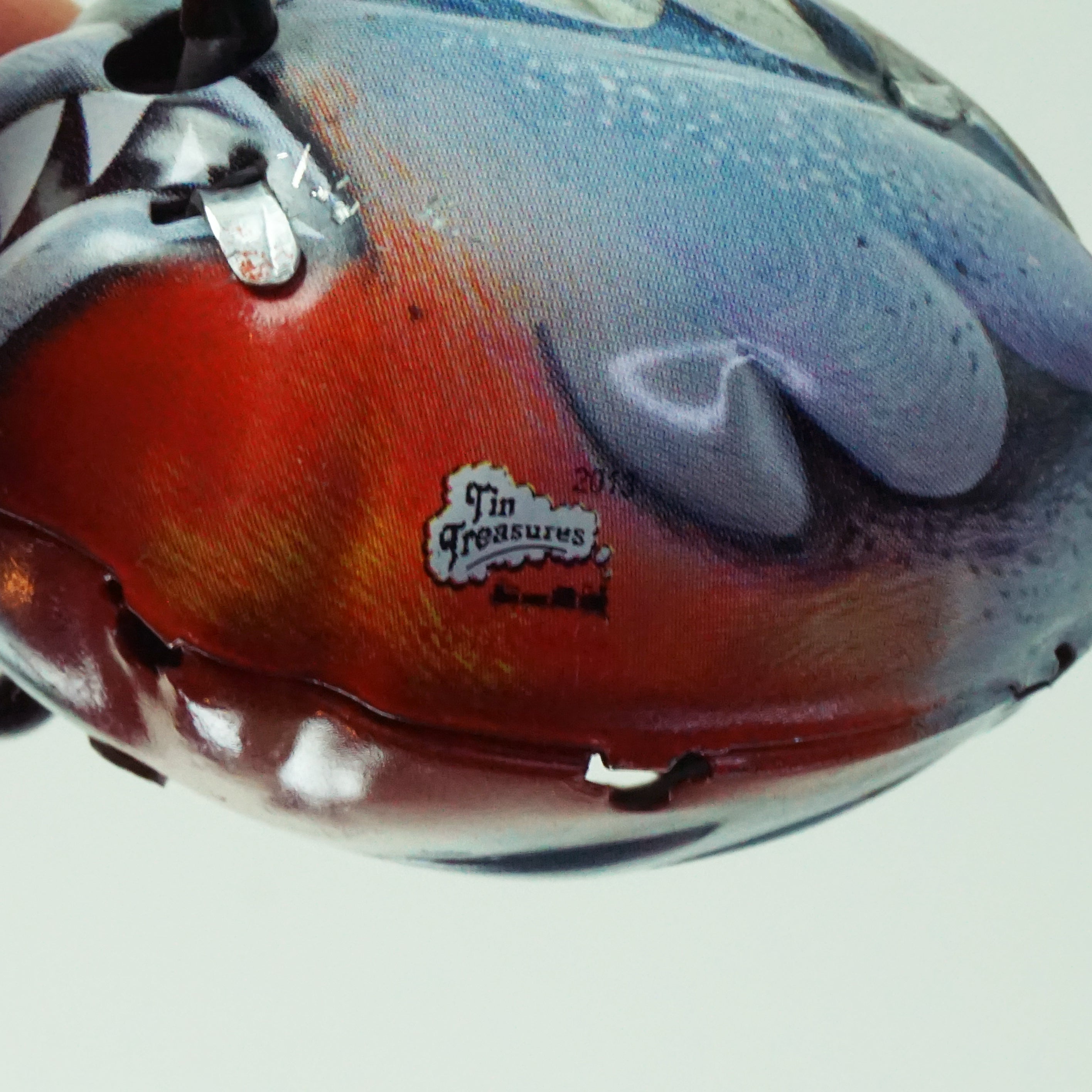 2013 Tin Litho WELBY x TIN TREASURES Piranha Wind-Up Toy.  India.