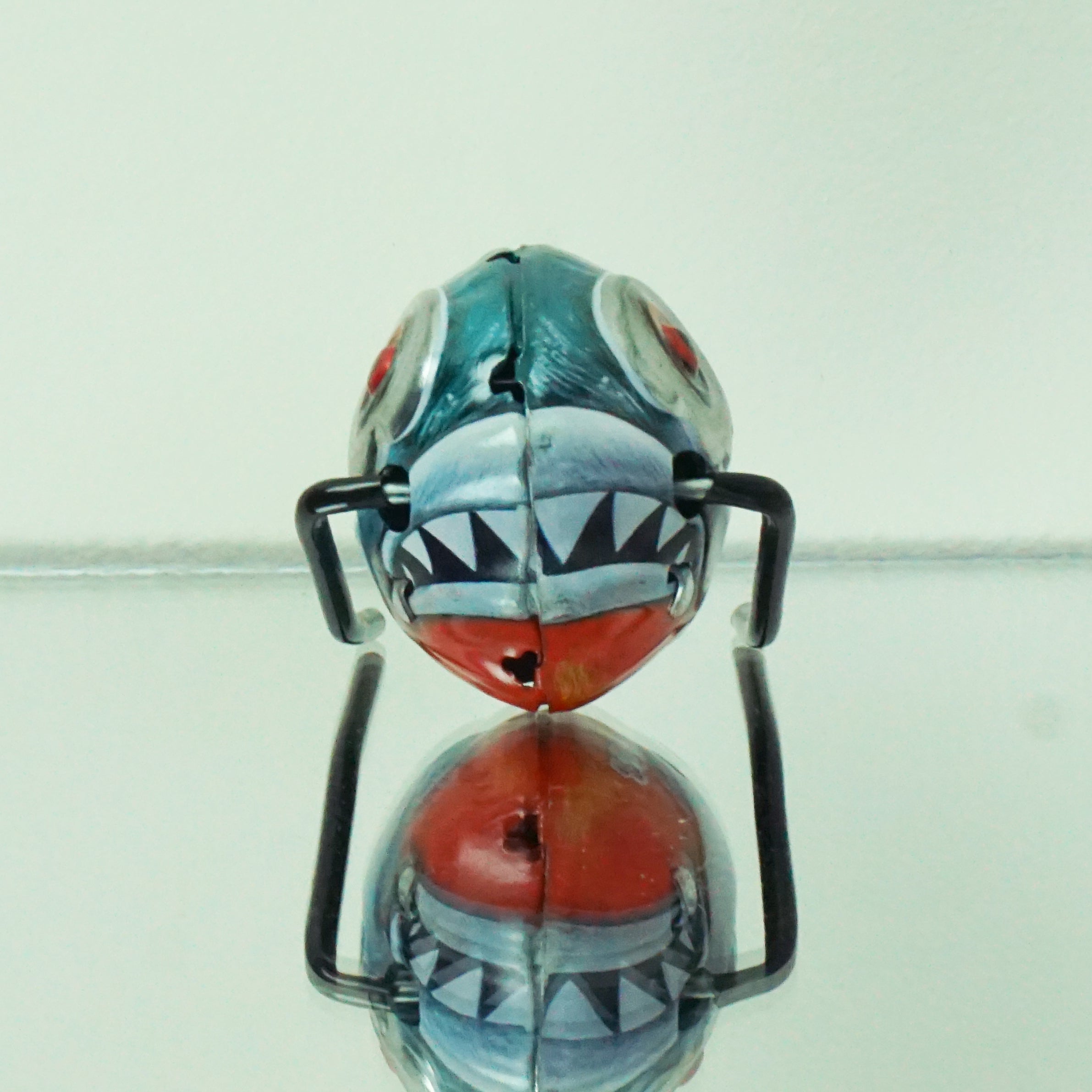 2013 Tin Litho WELBY x TIN TREASURES Piranha Wind-Up Toy.  India.