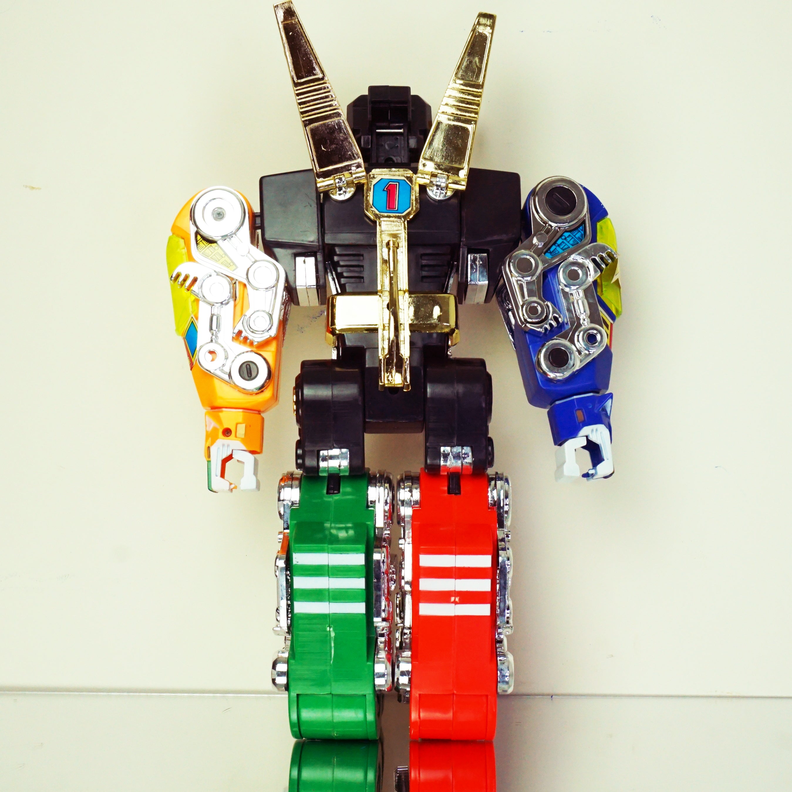 1990s-2000s Vintage Knockoff TRANSFORMER 5-in-1 Future Lion Action Figure