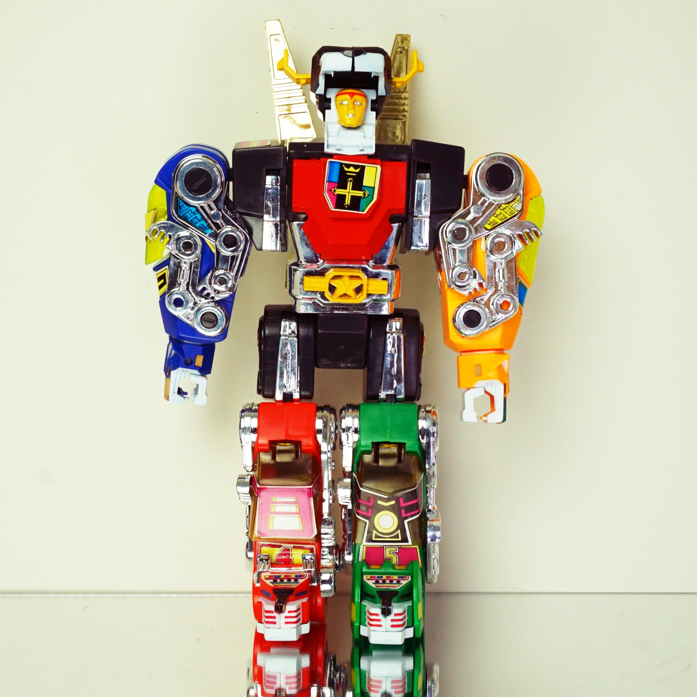 1990s-2000s Vintage Knockoff TRANSFORMER 5-in-1 Future Lion Action Figure