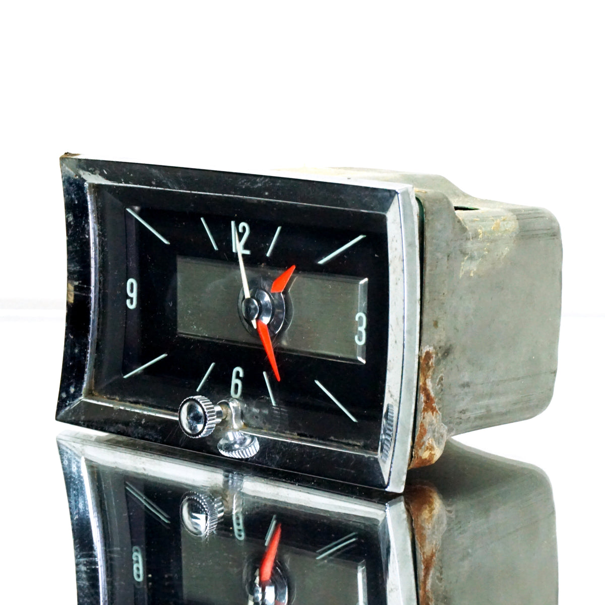 1957 Mid-Century CHEVROLET In-dash Clock w/ Quartz Movement. Made in U ...