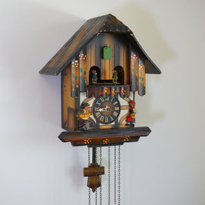 1975 Vintage EMIL SCHMECKENBECHER Cuckoo Clock Regula 25 Movement Music Box. Made in West Germany.