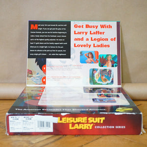 1997 SIERRA Leisure Suit Larry Collection Series. 5 Full Games in 2 CD's and 2 Books. In Box.