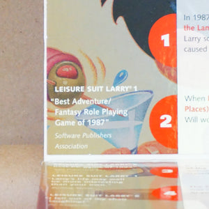 1997 SIERRA Leisure Suit Larry Collection Series. 5 Full Games in 2 CD's and 2 Books. In Box.