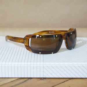 BUDDHIST PUNK Sunglasses Rectangular S2-C2 Tortoise Shell and Brown. Model: 6BP2C2TSHELL