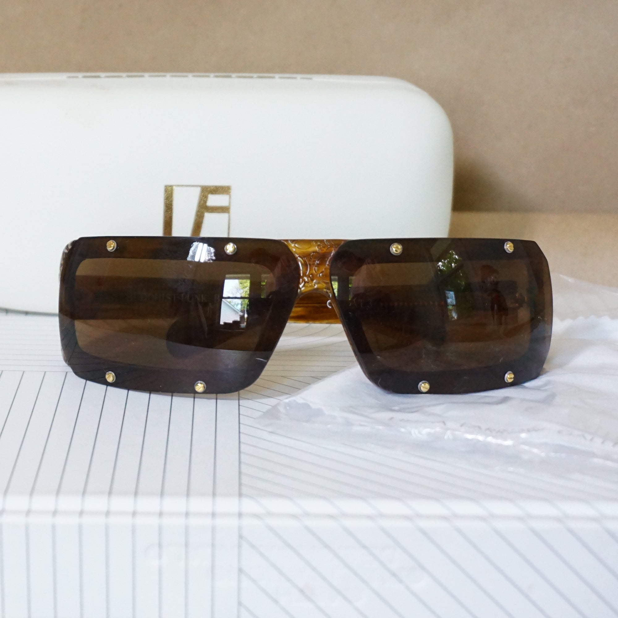 BUDDHIST PUNK Sunglasses Rectangular S2-C2 Tortoise Shell and Brown. Model: 6BP2C2TSHELL