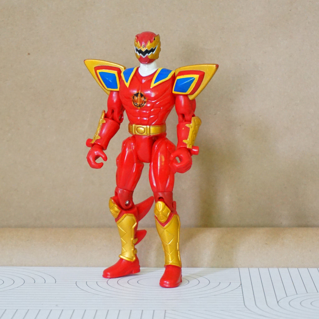 2003 TM and BVS BANDAI Power Rangers Dino Thunder Dx Mezodon Megazord "Triassic Ranger & Stand" Action Figure