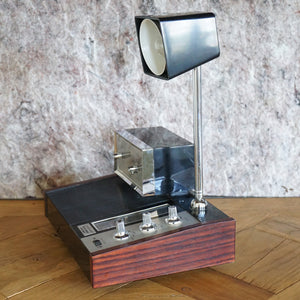 Vintage SYMPHONETTE Slumber Center LCR-500 Clock, AM FM Radio & Lamp. Made in Japan.