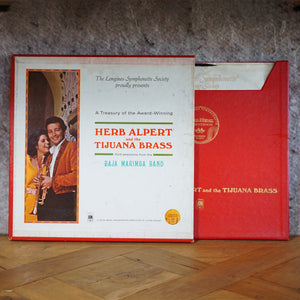 1974 HERB ALPERT and the TIJUANA BRASS plus BAJA MARIMBA BAND Treasury of 5 Vinyl Records Box Set