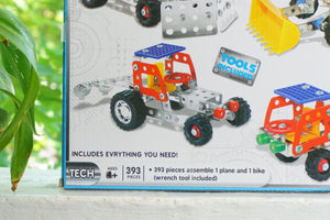 2018 ANKLE PLAY Steel 4-in-1 Quarry Team. Four Vehicle Assemble & Play Set. Designed in USA.