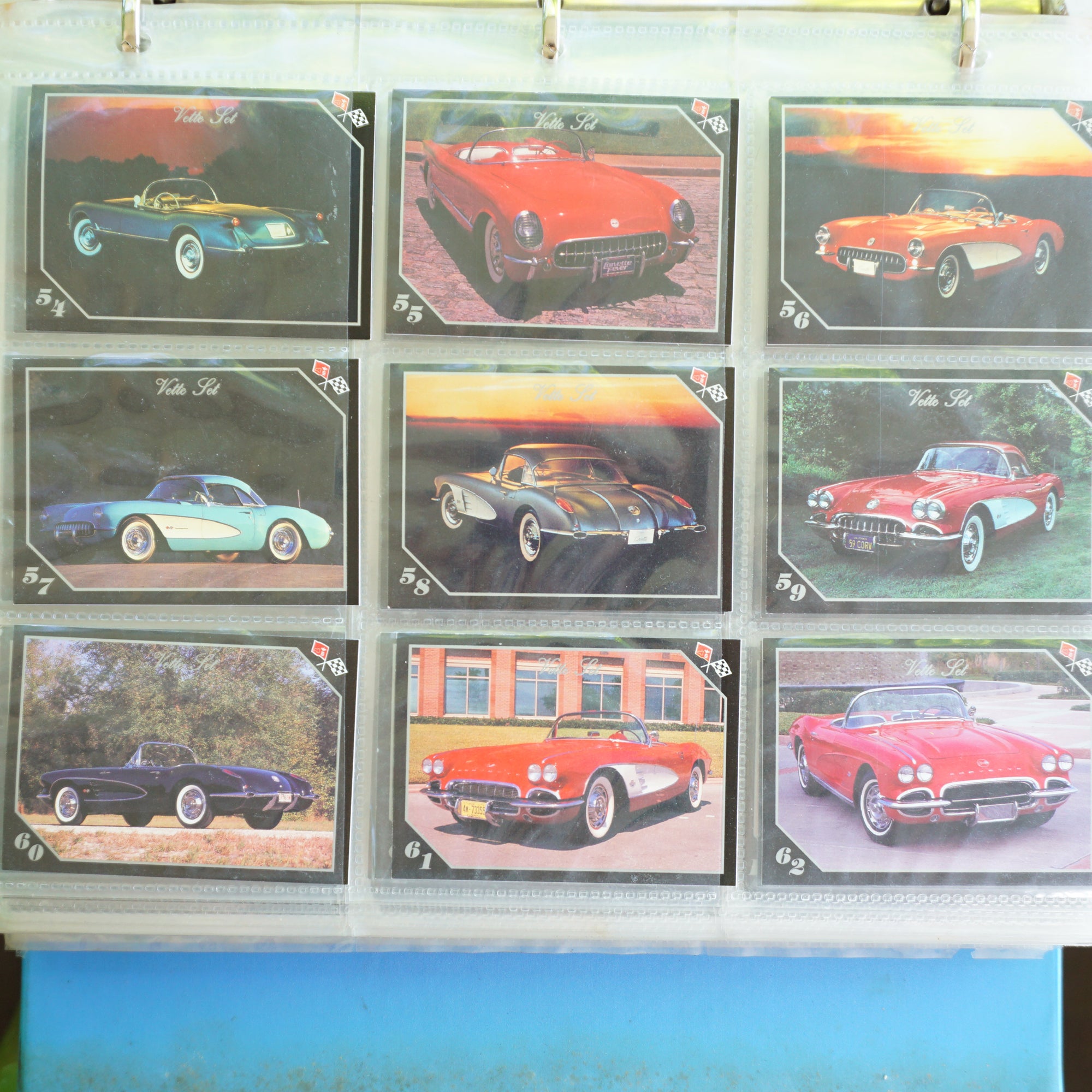 Complete Car Cards Collector's Book. Mustang, Harley Davidson, Vette, Exotic Dreams, Voitures De Rêve.