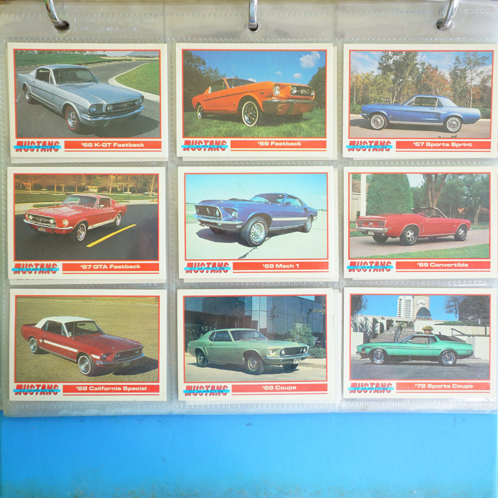 Complete Car Cards Collector's Book. Mustang, Harley Davidson, Vette, Exotic Dreams, Voitures De Rêve.