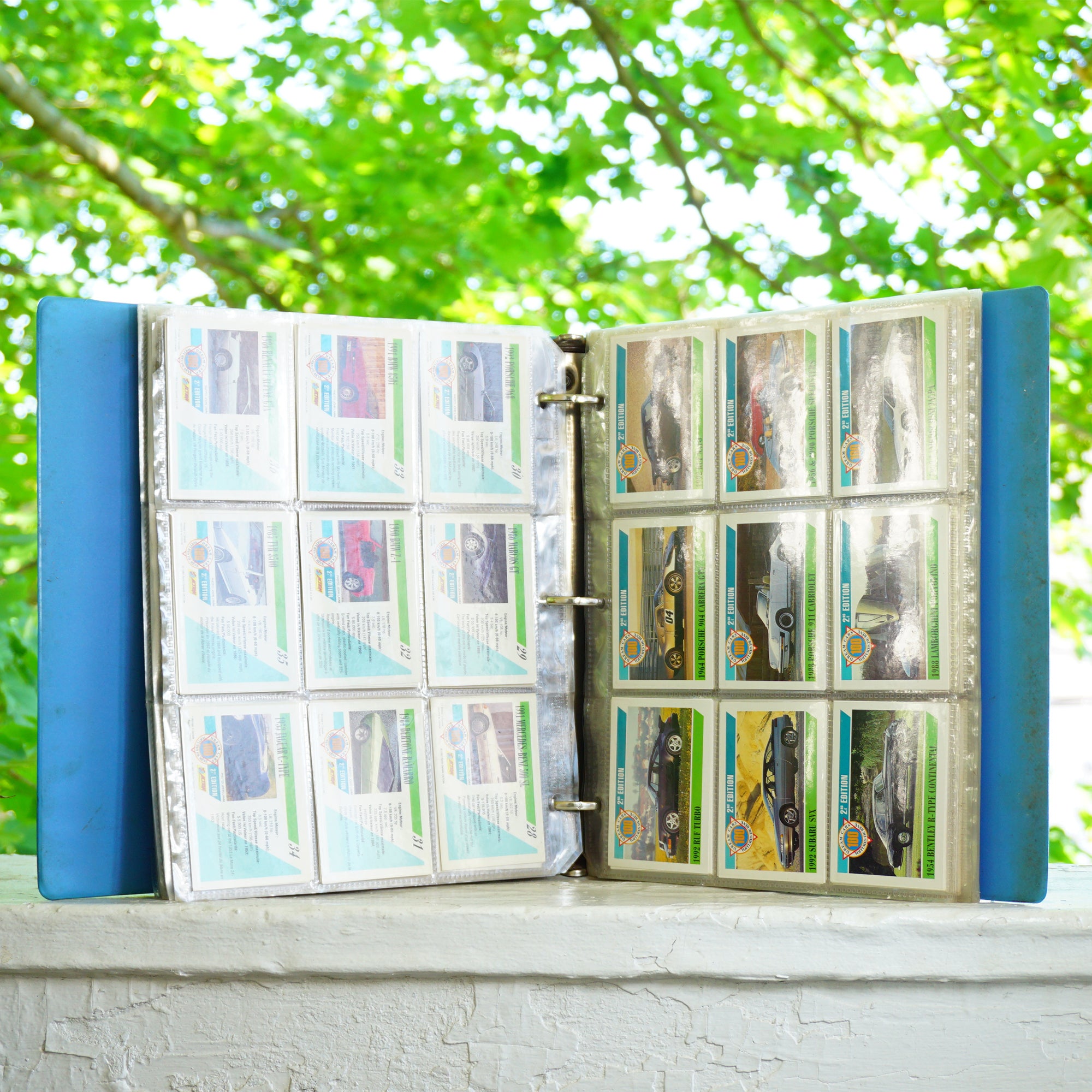 Complete Car Cards Collector's Book. Mustang, Harley Davidson, Vette, Exotic Dreams, Voitures De Rêve.