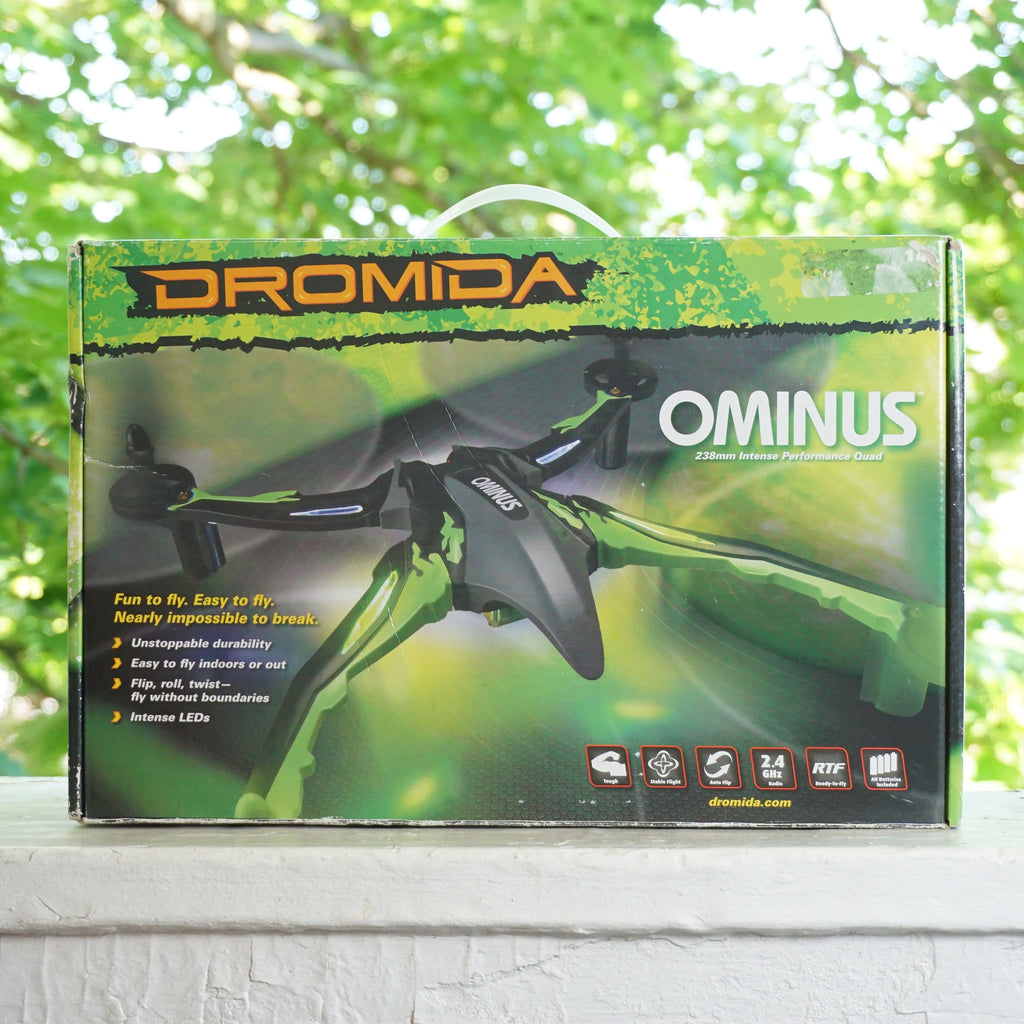 DROMIDA Ominus Quadcopter RTF Grey + Green Drone. Model DIDE01GG. Best Gift.