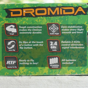 DROMIDA Ominus Quadcopter RTF Green. Model DIDE01GG. Best Drone Gift.