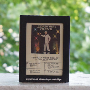 1970s Lot of 2 x 8-Track Stereo Tape Cartridges: Saturday Night Fiedler, Grieg's Greatest Hits