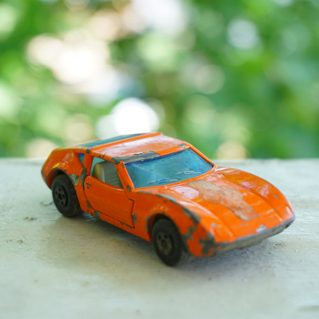 1973 Vintage Diecast MATCHBOX Superfast No. 3: Orange Monteverdi Hai. Made in England by Lesney.