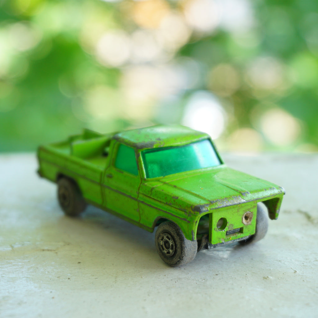 1968 Vintage Diecast MATCHBOX Superfast No. 50: Green Kennel Truck. Made in England by Lesney.