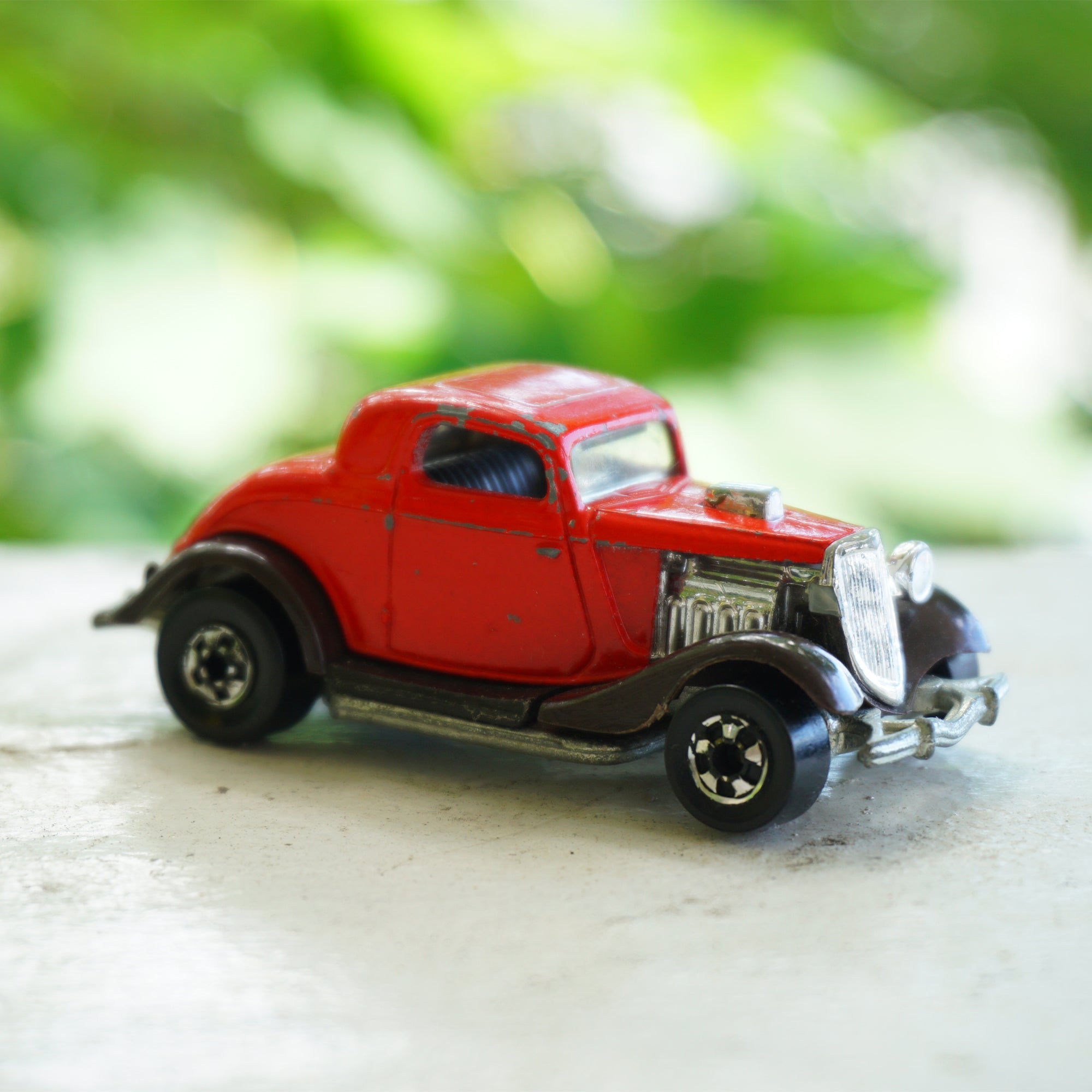 1979 Vintage HOT WHEELS Hot Rod 3-Window 1934 Ford Coupe Car. Made by Mattel, Inc.