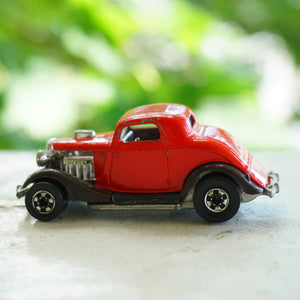 1979 Vintage HOT WHEELS Hot Rod 3-Window 1934 Ford Coupe Car. Made by Mattel, Inc.